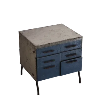 Blue Lab Cabinet