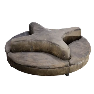 Polished Round Sofa