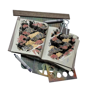 Dragon's Breath Stencil