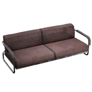 Red Study Sofa