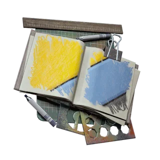 Ochre Stencil