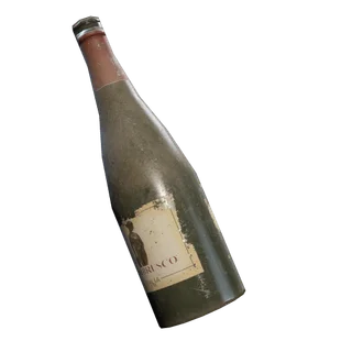 Empty Wine Bottle