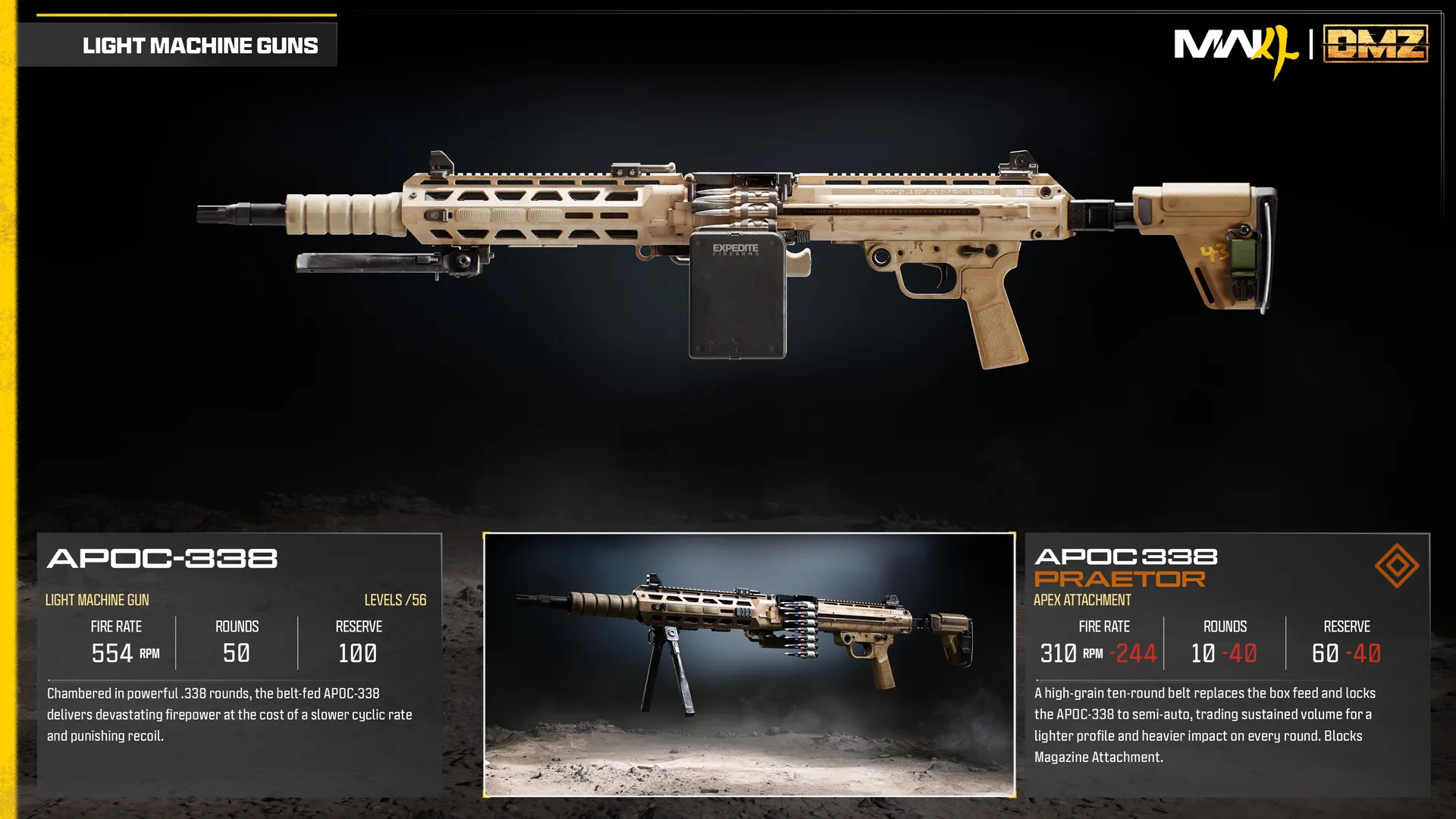 APOC-338 base weapon