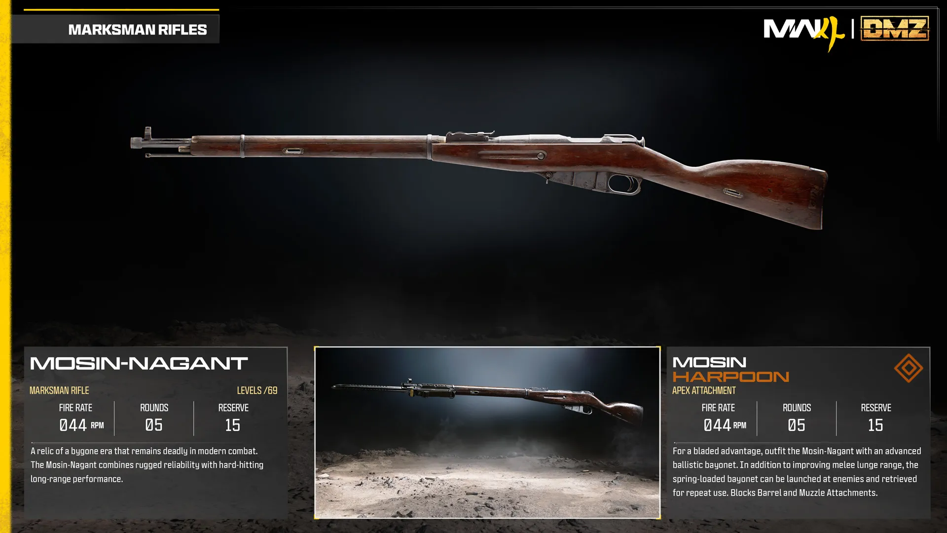 Mosin-Nagant base weapon
