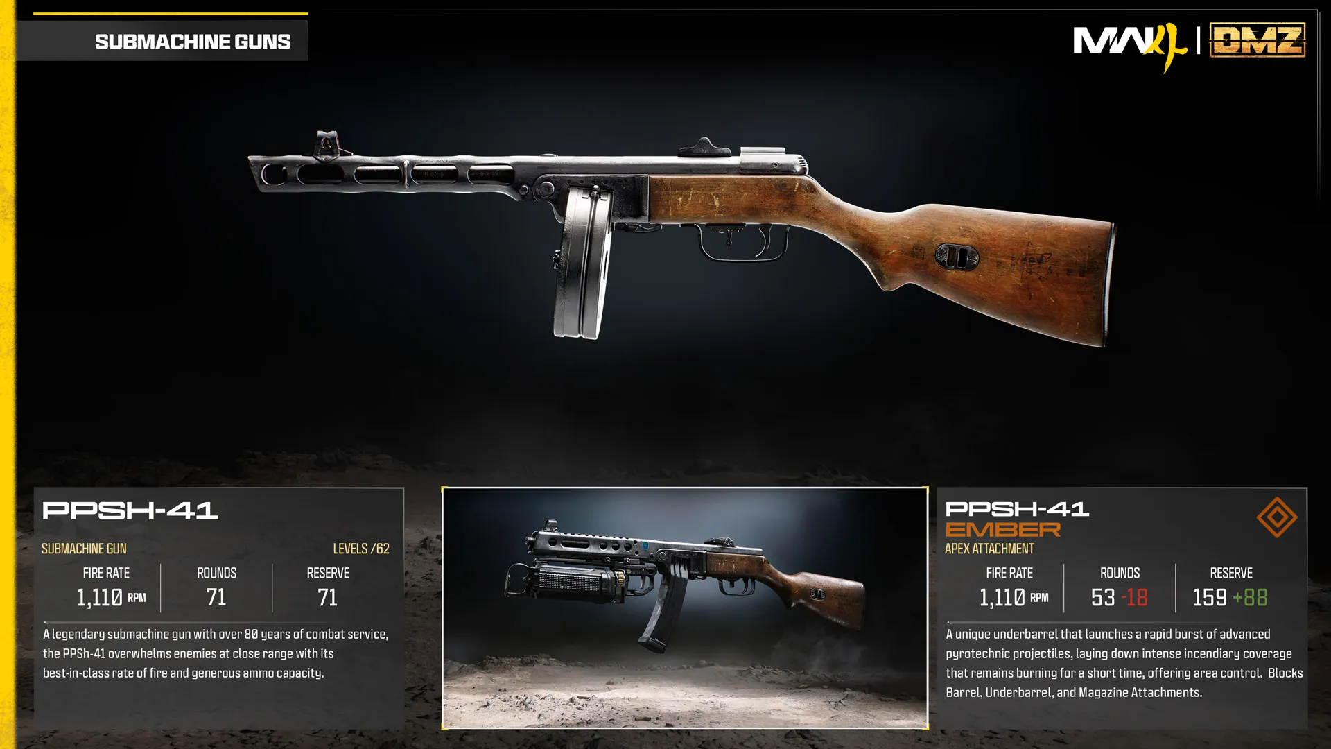 PPSh-41 base weapon