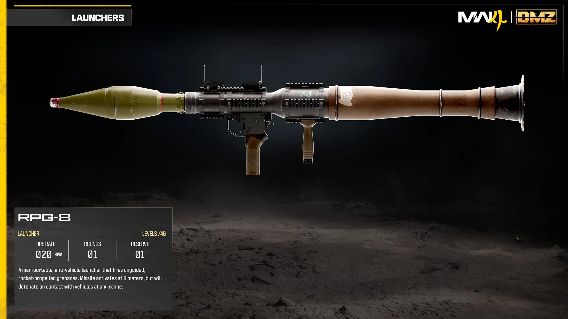 RPG-8 base weapon