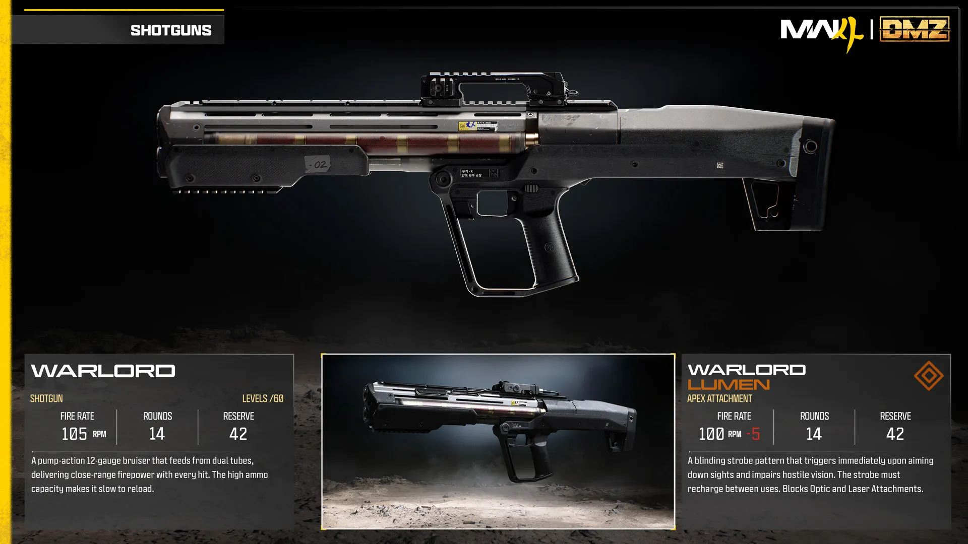 Warlord base weapon
