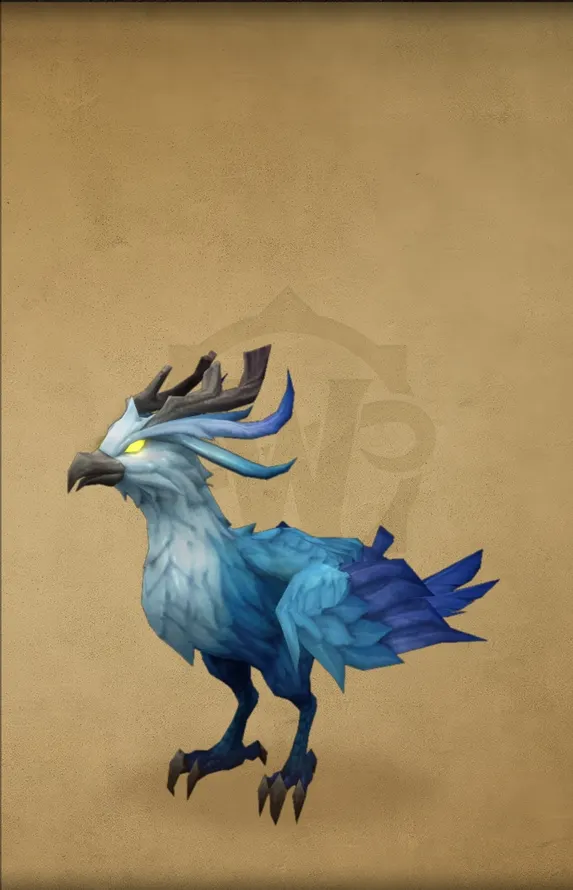 A blue and white bird with a crest